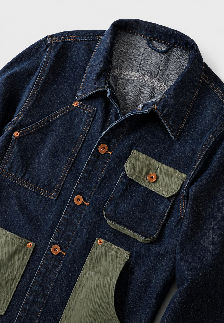 Stijlvol heren casual jasje, marineblauw, met praktische zakken. Perfect voor dagelijkse, veelzijdige bovenkleding.