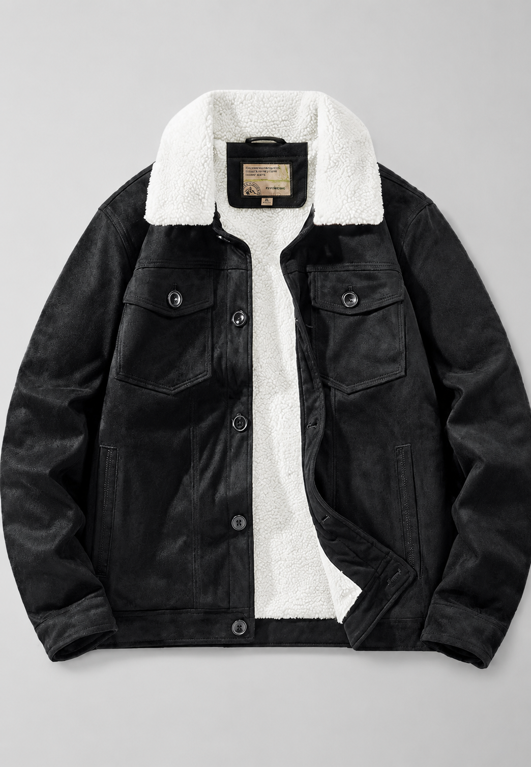 Hoogwaardige heren winterjas, duurzaam en warm met comfortabele voering; essentiële herenkleding.