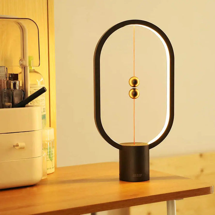 Stijlvolle LumiGlow LED tafellamp; magnetische, dimbare sfeerverlichting voor slaapkamer of woonkamer.