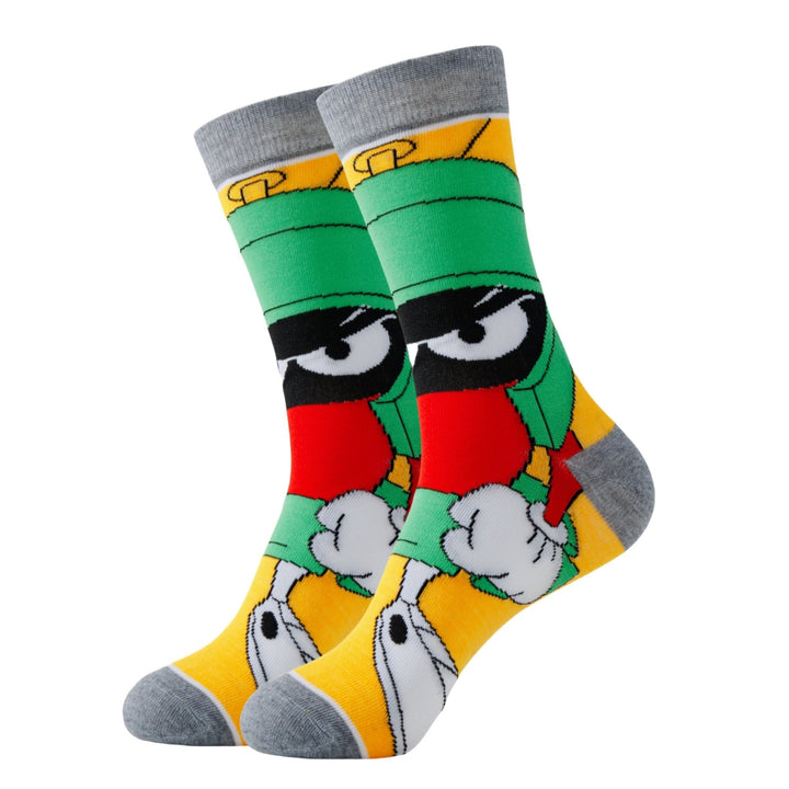 Modieuze unisex cartoon sokken set, perfecte streetwear accessoire voor comfort en unieke stijl.