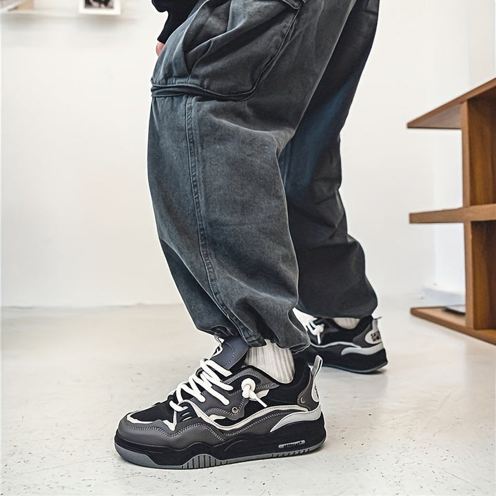 Comfortabele heren sneakers, perfect voor casual dagelijkse kleding en actieve momenten.