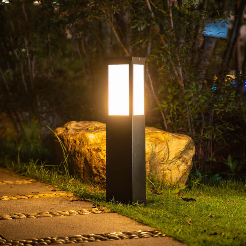 Moderne Buitenlantaarn - Vierkante LED Tuinlamp