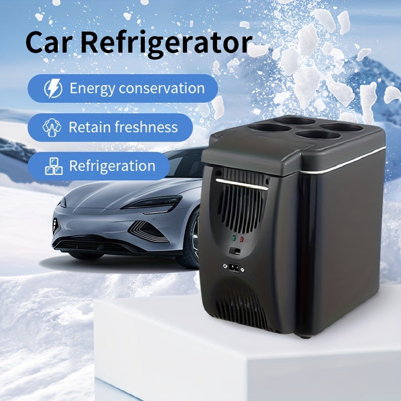SANDSBERGORIGINALS 6L draagbare koelbox in auto, 12V koeler voor dranken en versnaperingen tijdens lange ritten.