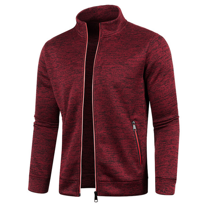 Modieus herenvest met staande kraag en praktische zakken. Perfecte casual bovenkleding voor elk seizoen.