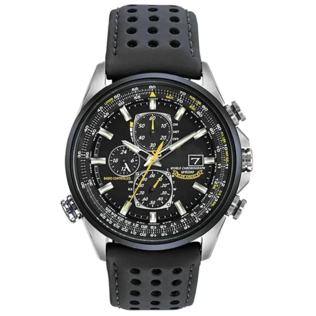 Luxe geschenkdoos met tijdloos SANDSBERGORIGINALS heren chronograaf horloge, ideaal als geschenk voor mannen.