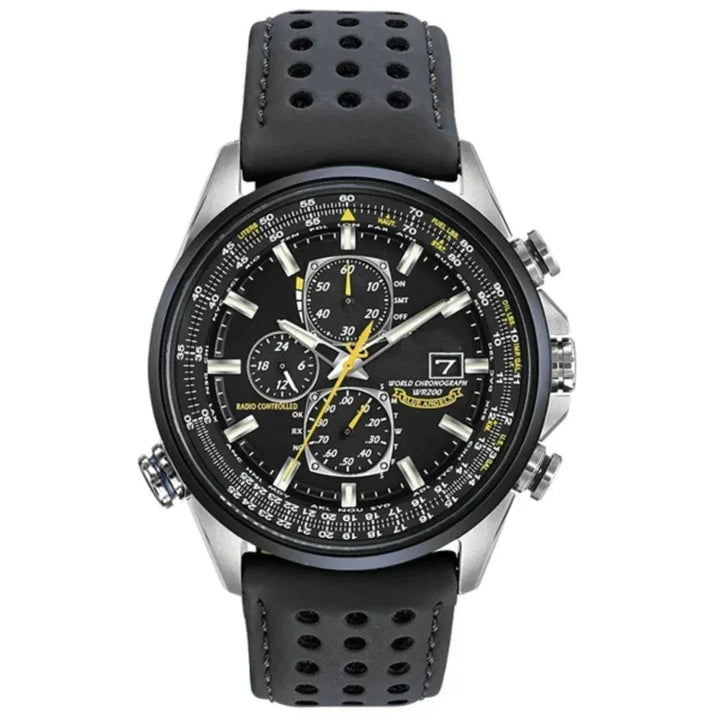 Luxe geschenkdoos met tijdloos SANDSBERGORIGINALS heren chronograaf horloge, ideaal als geschenk voor mannen.