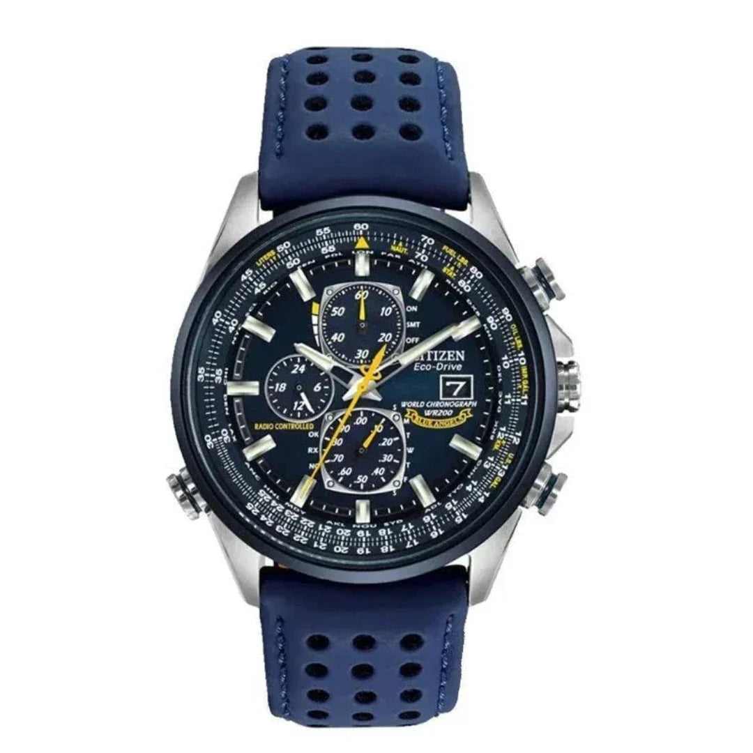 Waterdicht SANDSBERGORIGINALS heren chronograaf horloge met robuuste edelstalen kast, betrouwbaar accessoire.