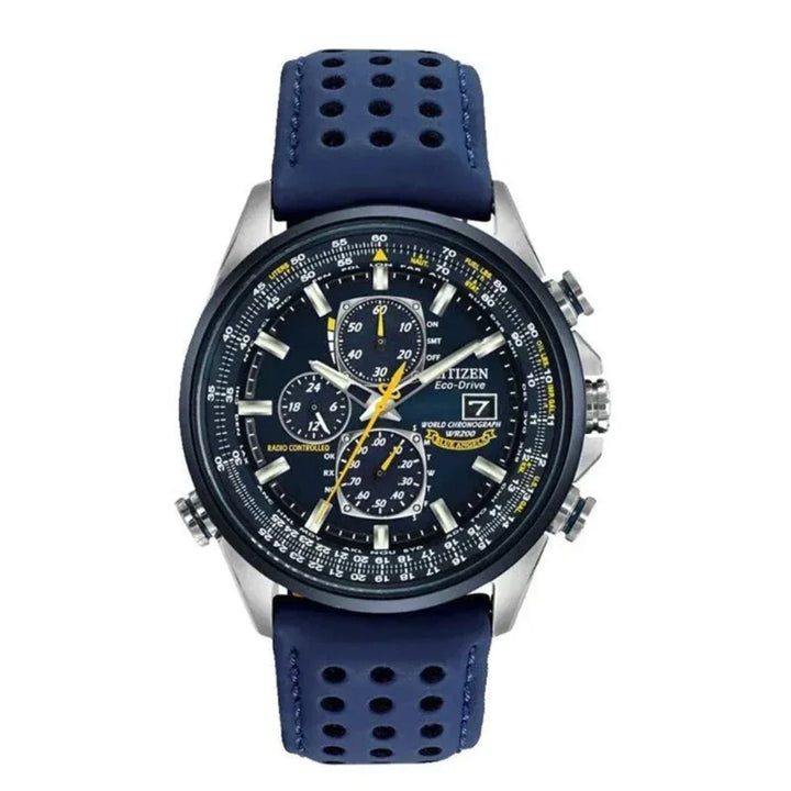 Waterdicht SANDSBERGORIGINALS heren chronograaf horloge met robuuste edelstalen kast, betrouwbaar accessoire.