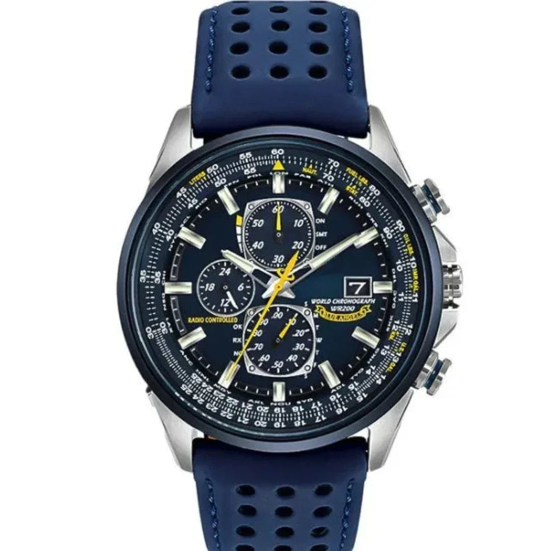 Kwarts chronograaf horloge van SANDSBERGORIGINALS, heren accessoire met uiterste precisie en elegantie.