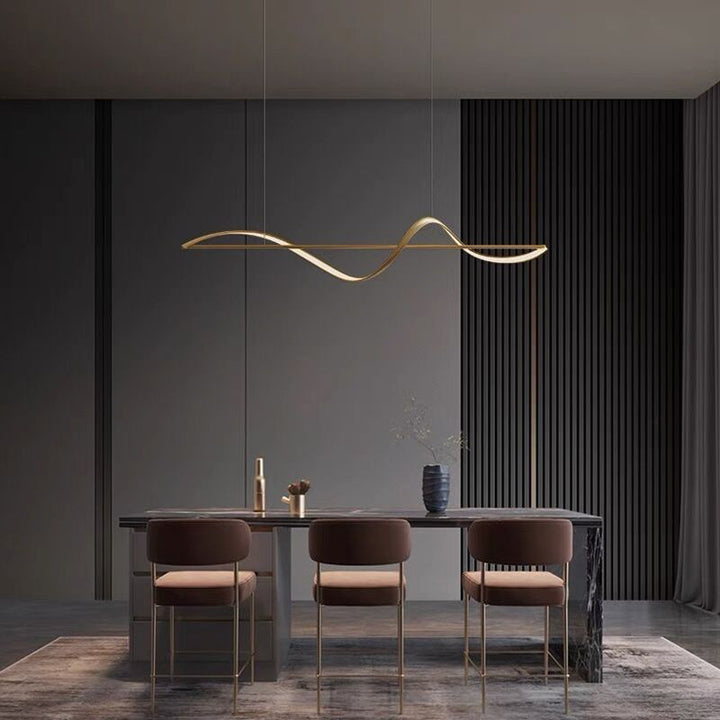 Moderne cirkelvormige LED kroonluchter van metaal, elegant design. Ideaal voor woonkamer en eetkamer verlichting.