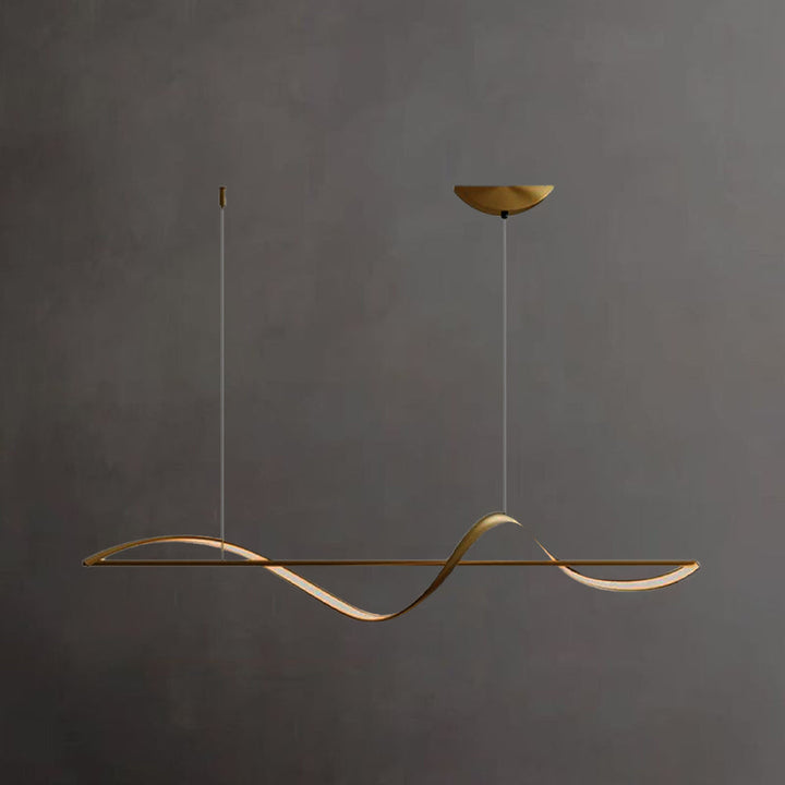 Moderne ronde hanglamp met geïntegreerde LED verlichting, elegant design in metaal voor uw woning.