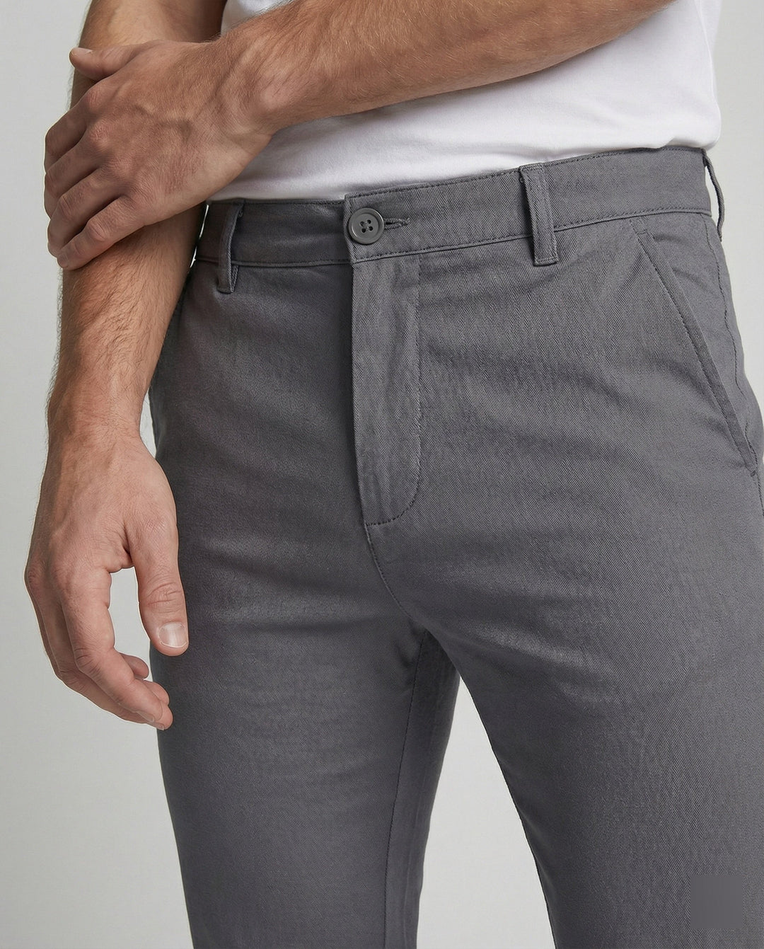 Comfortabele heren chino broek met slim fit pasvorm, ideaal voor de hele dag.