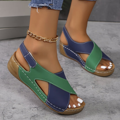 "Comfortabele orthopedische dames sandalen met verstelbare pasvorm, chic ontwerp en lichtgewicht antislipzool."