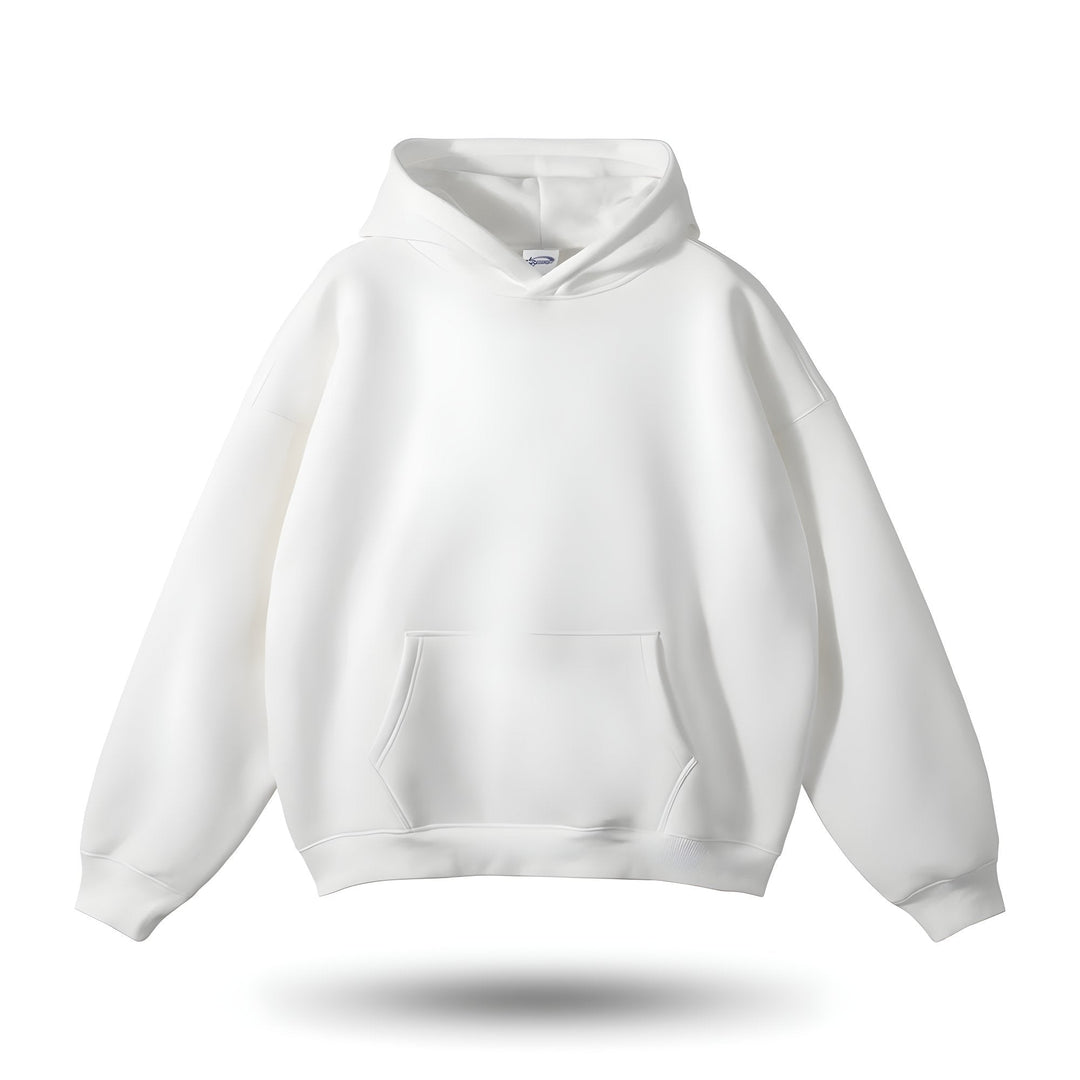 Nieuwe collectie zwarte oversized hoodie voor heren. Ideaal voor casual comfort en trendy mode.