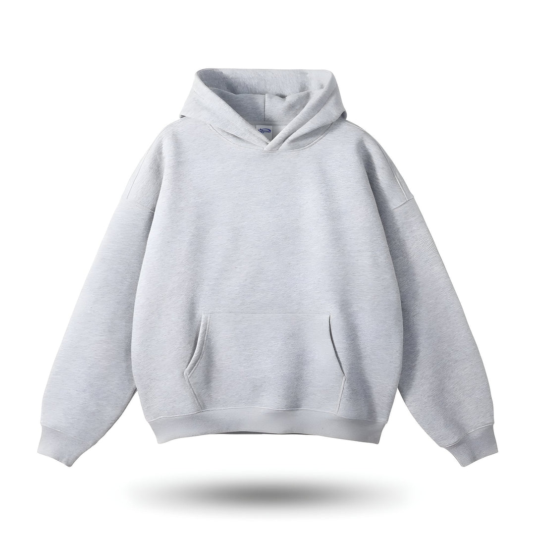 Comfortabele heren oversized trui, nu in de nieuwe collectie. Trendy hoodie met kangoeroezakken.