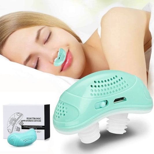 Compact SleepAir Micro CPAP apparaat, draagbaar voor reizen, anti-snurken, ergonomisch ontwerp, ideaal voor slaapapneu.