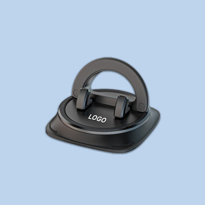 "Compacte autotelefoonhouder met 360° rotatie, stevige siliconen grip en universele compatibiliteit voor veilige ritten."