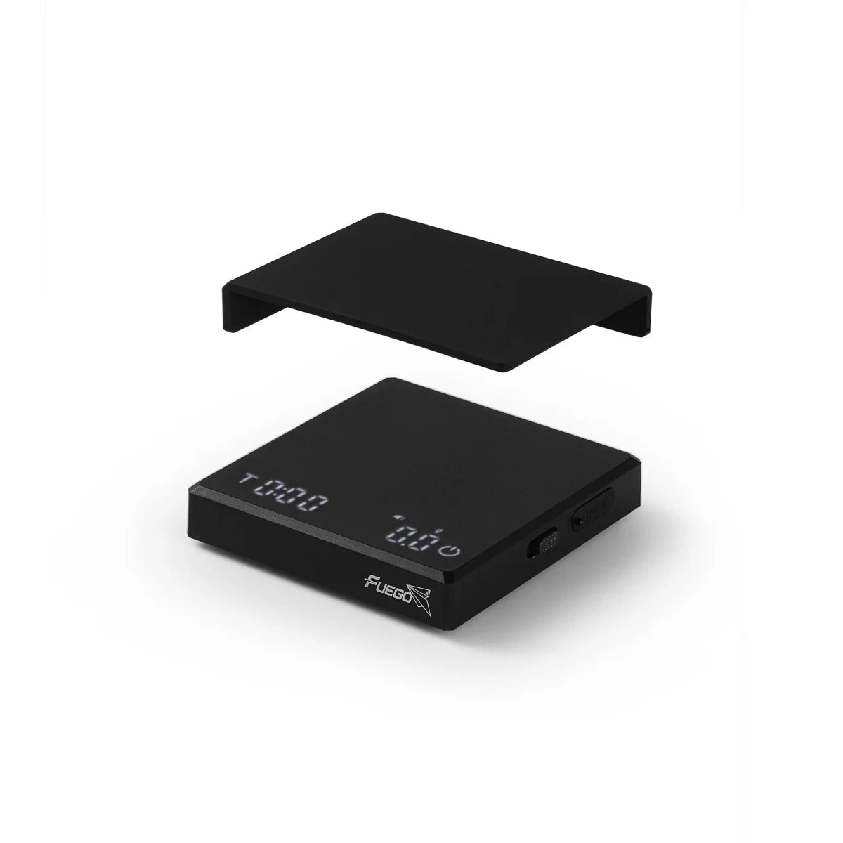 Compacte digitale koffie weegschaal, slank ontwerp, hoge precisie tot 0,1g, ideaal voor barista's en koffie liefhebbers.