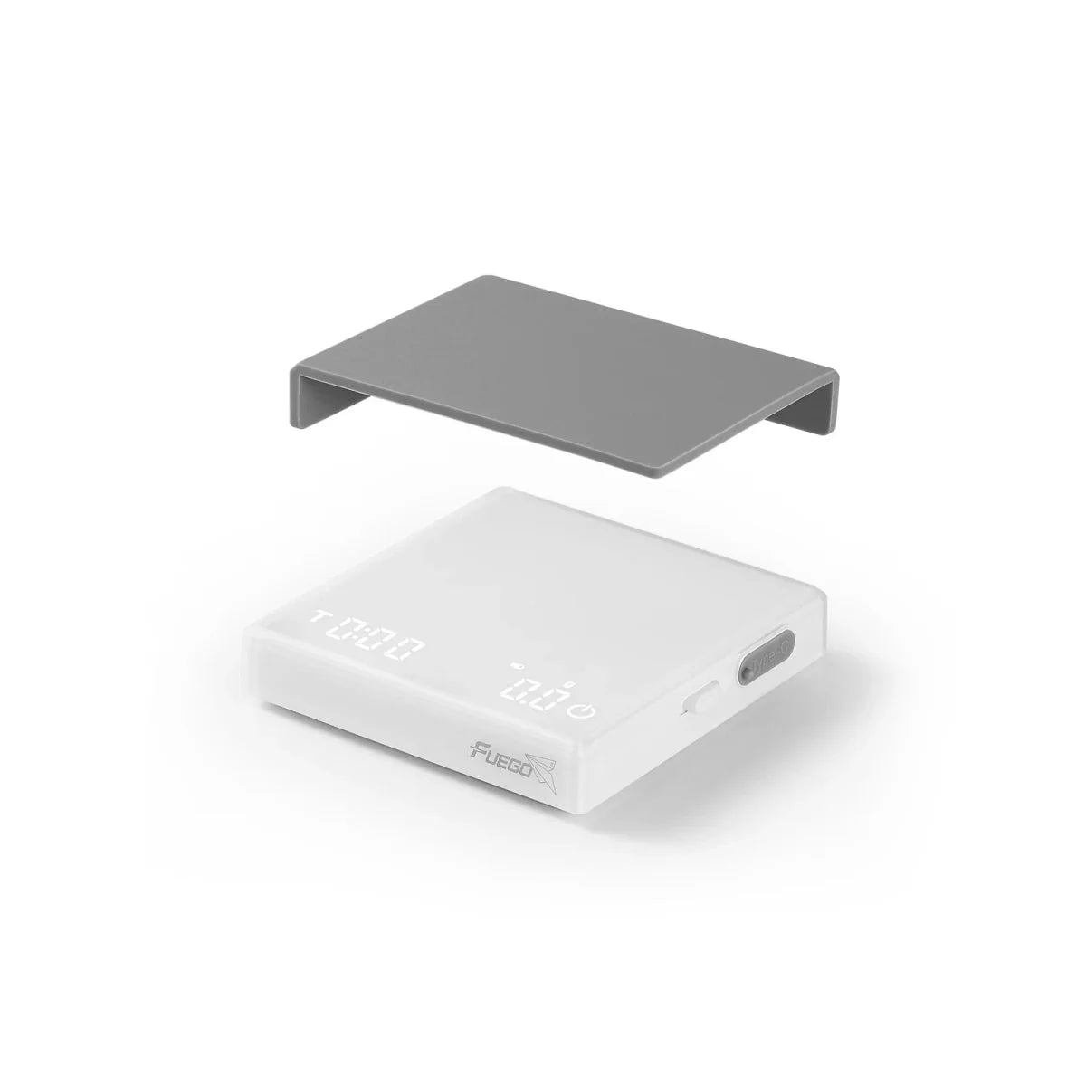 Compacte digitale koffie weegschaal, slank ontwerp, hoge precisie tot 0,1g, ideaal voor barista's en koffie liefhebbers.