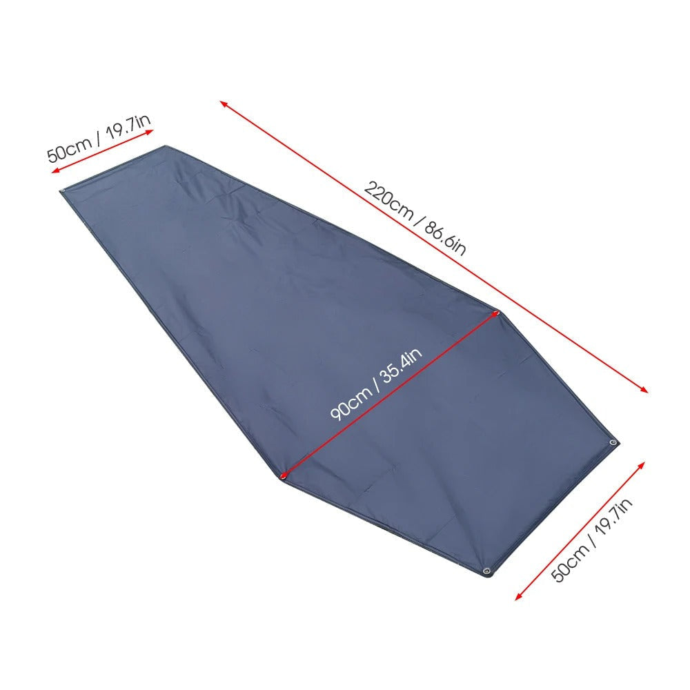 Groene ultralichte 1-persoons tent, waterdicht mvb26, ideaal voor solo kamperen of trekking.