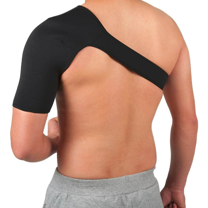 Orthopedische schouderondersteuning met compressie voor gewrichtssteun tijdens sport en dagelijks gebruik.