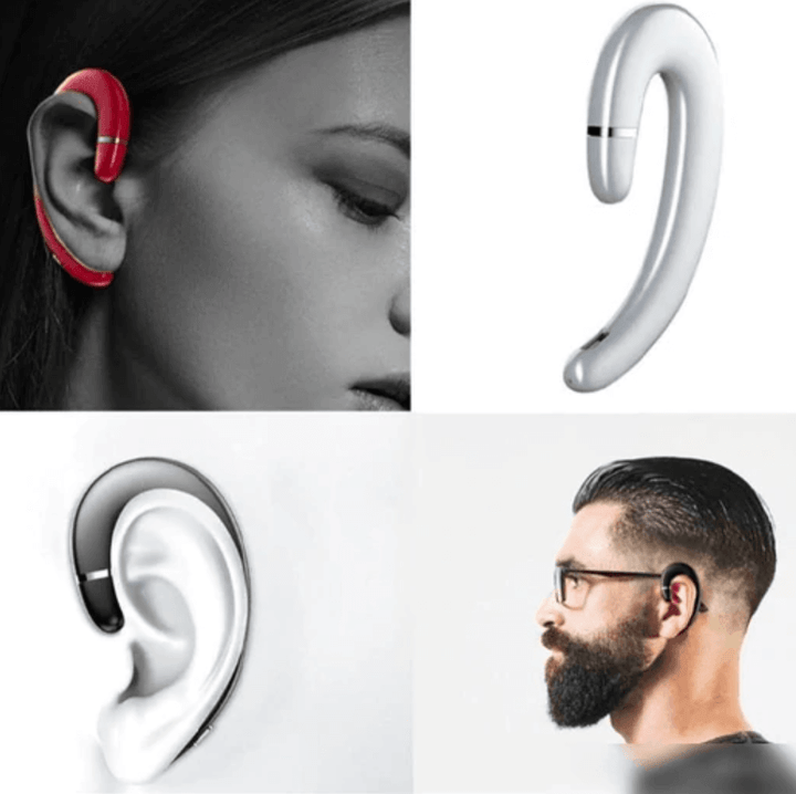 Unisex beengeleiding oordopjes, draadloos, open-ear design voor sport, veilig luisteren & optimaal comfort.
