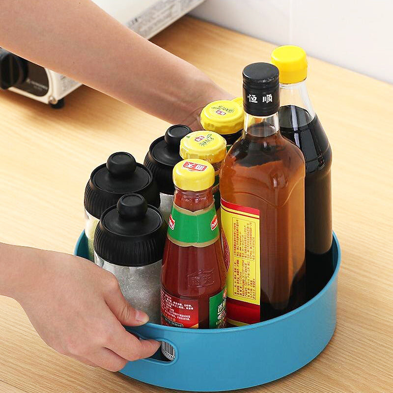 Multifunctioneel draaiplateau organizer. Perfect voor keuken, kast, badkamer en opruimen in huis.