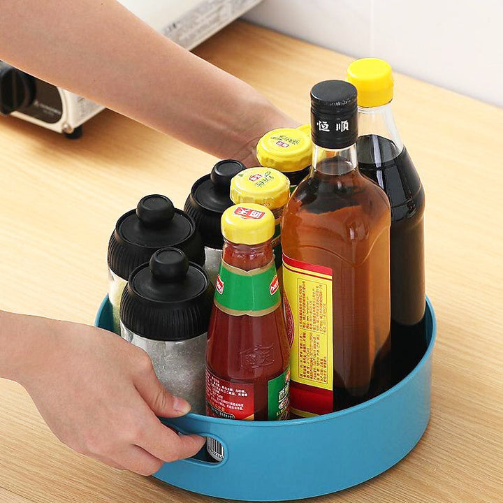 Multifunctioneel draaiplateau organizer. Perfect voor keuken, kast, badkamer en opruimen in huis.