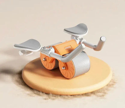 "CoreMaster buikspiertrainer, fitnessapparaat met brede wielen, ergonomische antisliphendels voor totale lichaamstransformati