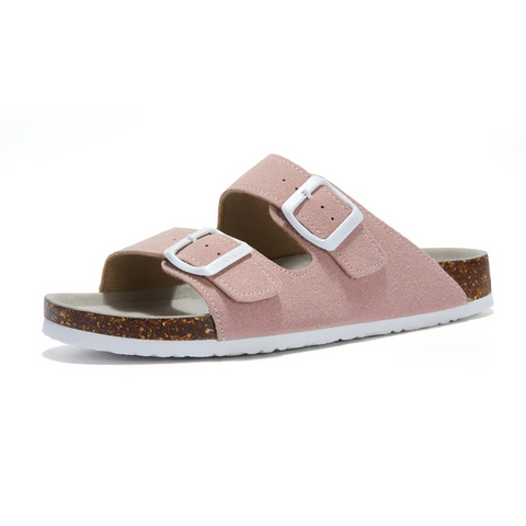 Antislipzool van comfortabele dames sandalen, biedt stabiliteit en veiligheid op elke ondergrond.