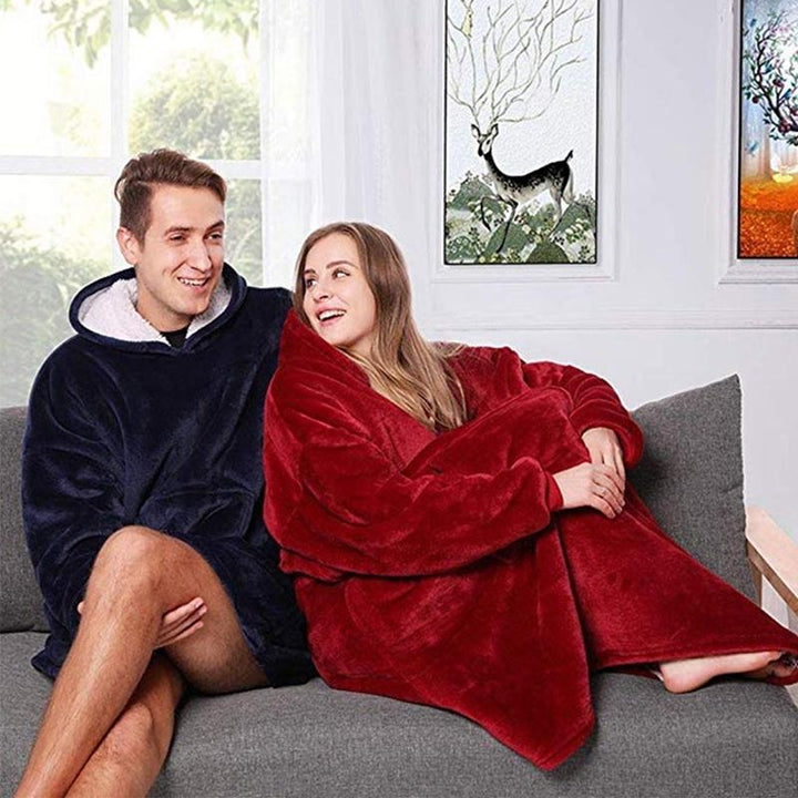 Unisex warme pluche dekenjas, ideaal voor een comfortabel en behaaglijk gevoel thuis.