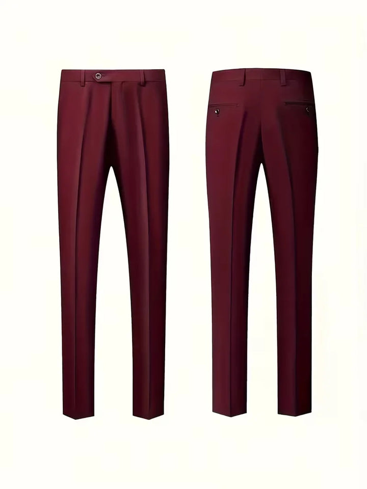 Slim fit kostuum voor heren, elegant en modern, perfect voor een stijlvolle outfit op bruiloften.