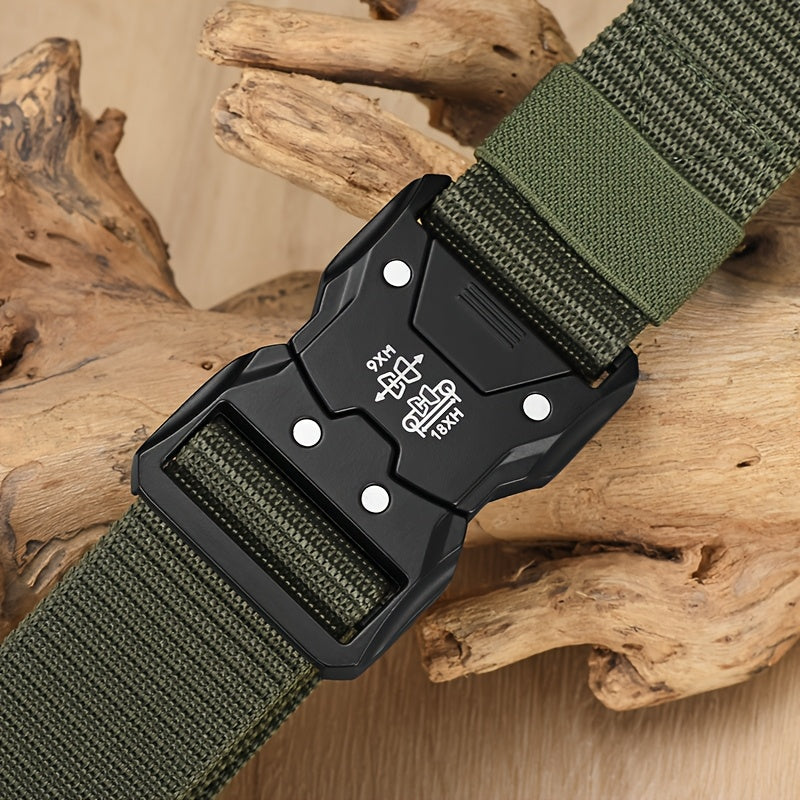 Duurzame nylon tactische riem, een comfortabel accessoire voor heren, dames en training.