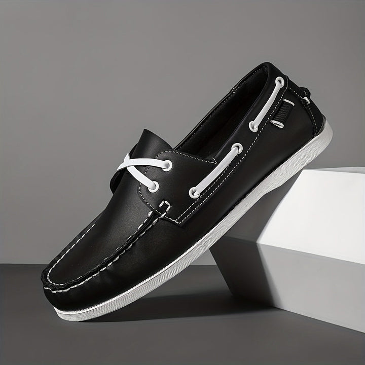 Duurzame heren bootschoenen Thijs, casual zomerschoenen met uitstekende grip.