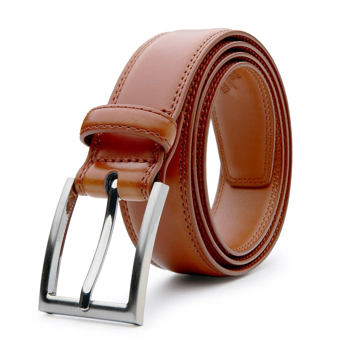 Echt leren herenriem, duurzaam en stijlvol, een essentiële accessoire.