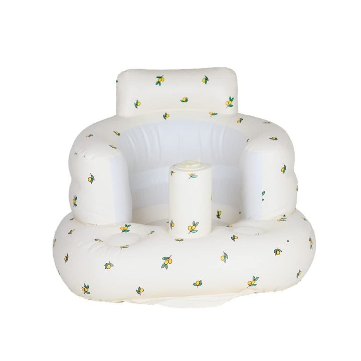 Unieke opblaasbare babystoel, met zachte rugsteun voor langdurig comfort.