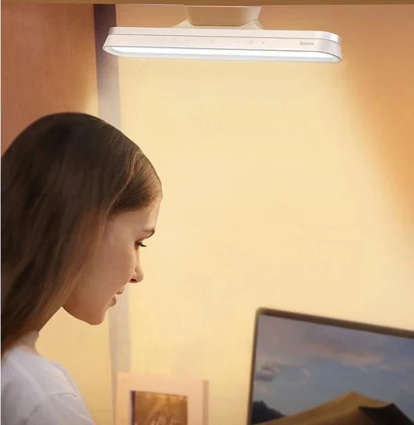 Oogvriendelijke FlexiGlow magnetische LED lamp; dimbaar met aanraaksensor voor comfortabel lezen.