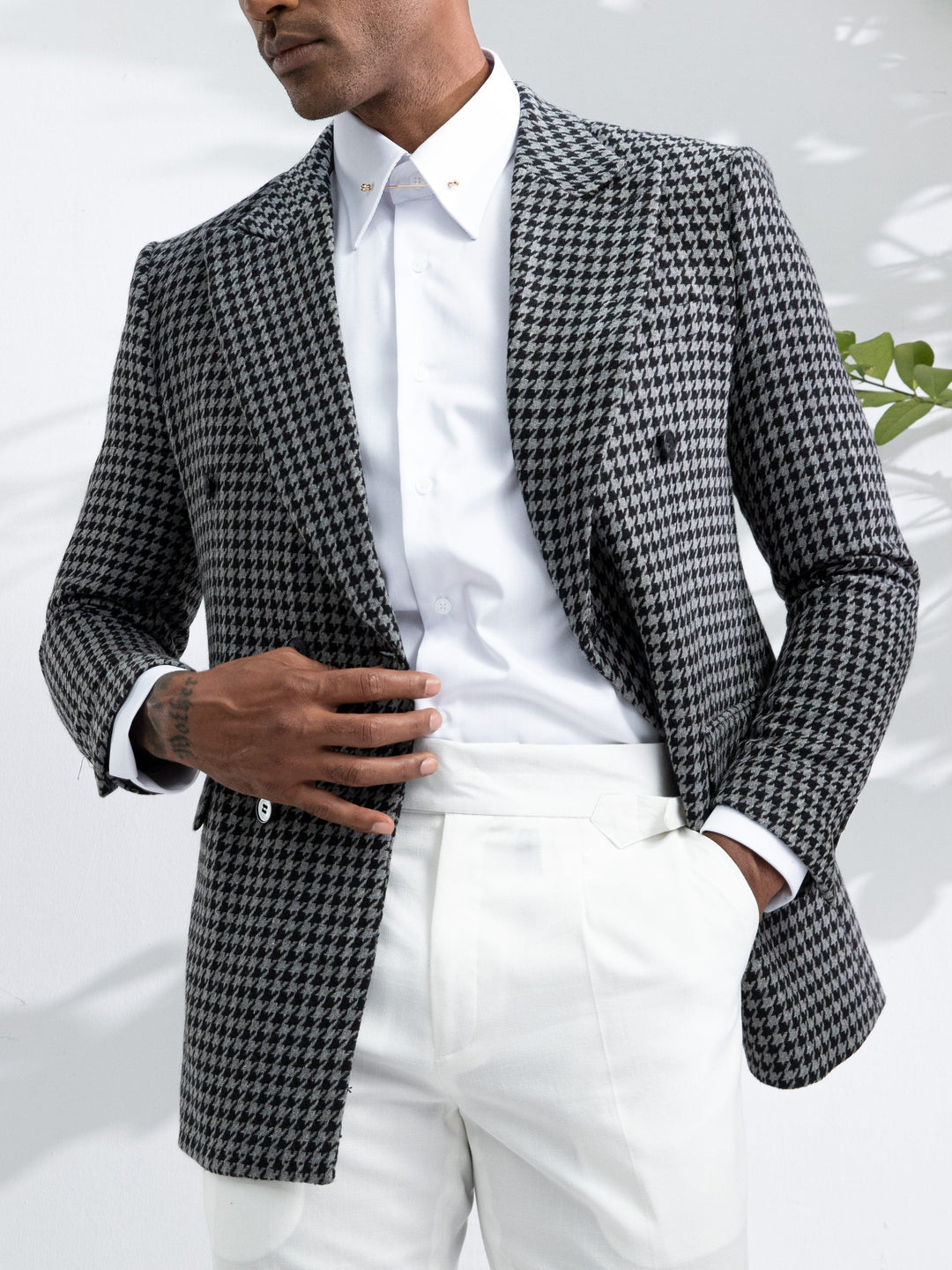 Tijdloze Oliver heren blazer, een stijlvolle investering voor elke garderobe, veelzijdig en elegant ruitjasje.