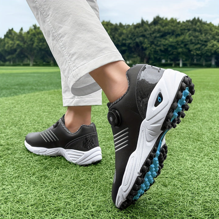 Ergonomische heren golfschoenen met draaisluiting, bieden langdurig comfort en uitstekende tractie.