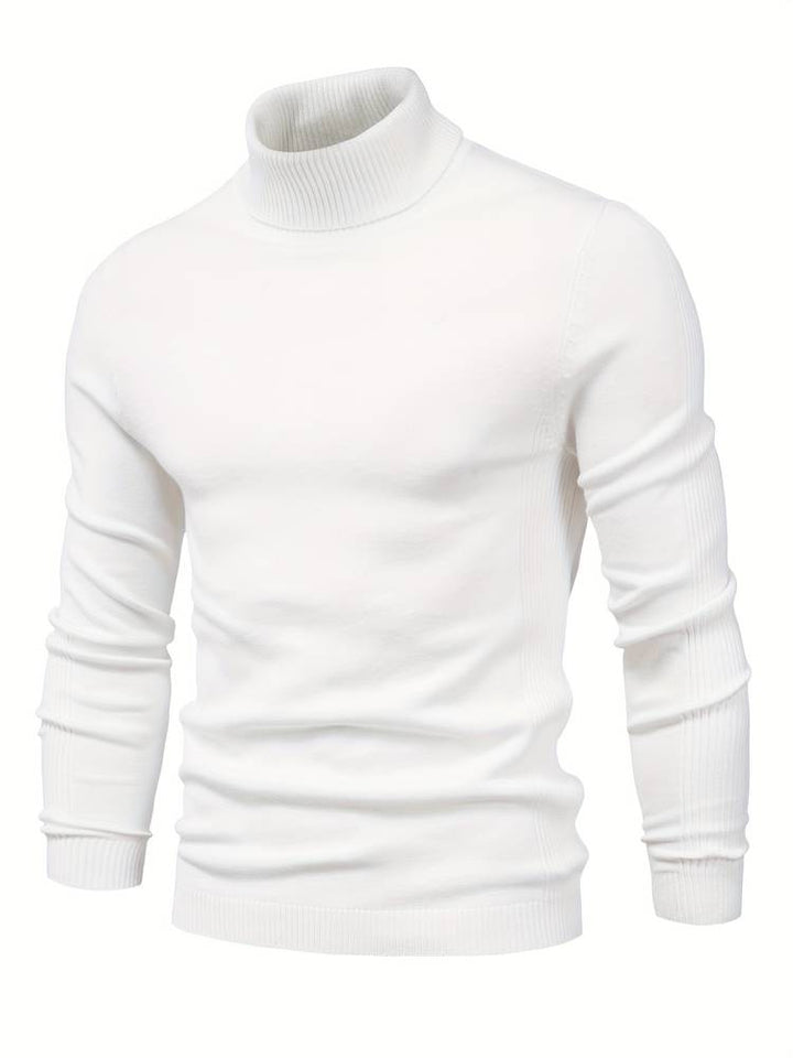 Luxe heren coltrui, premium kwaliteit voor optimale warmte. Stijlvolle en comfortabele winter trui.