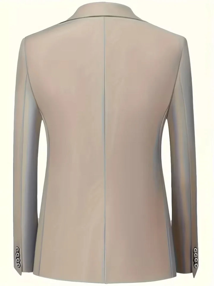 Formeel tweedelig pak met slim fit, chique en modieus voor elke feestelijke gelegenheid.