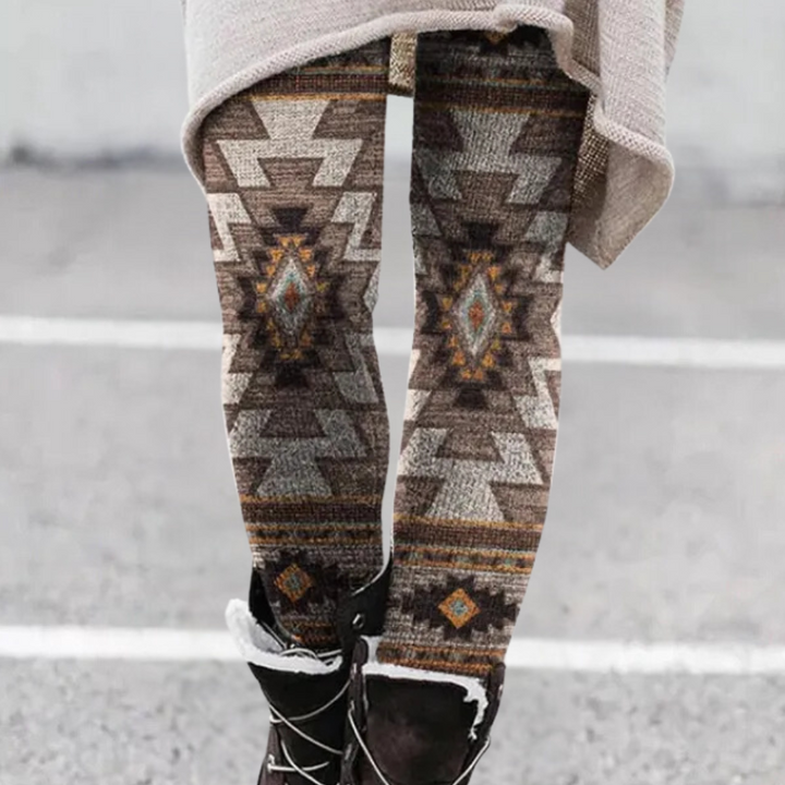 Trendy Kelsey dameslegging, rekbaar en met hoge taille, essentieel voor moderne, comfortabele outfits.