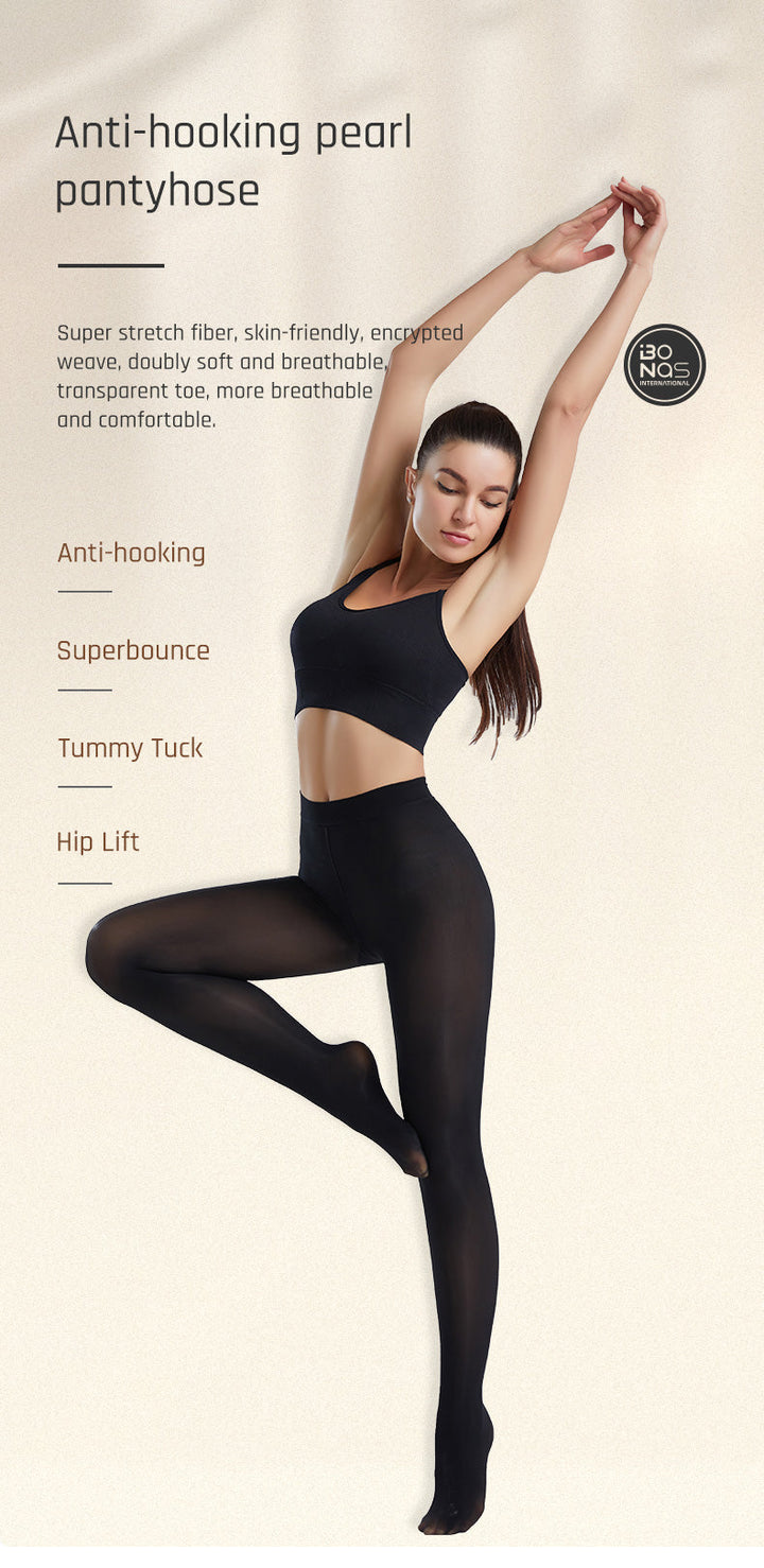 Elegante zwarte damespanty met shaping effect, corrigeert buik en benen discreet. Comfortabel en duurzaam ondergoed.