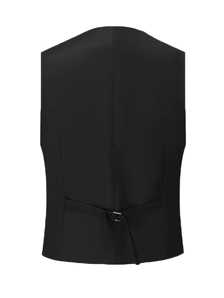 Modern grijs herenpak, elegant slim fit model met gilet, ideaal voor de modebewuste man.