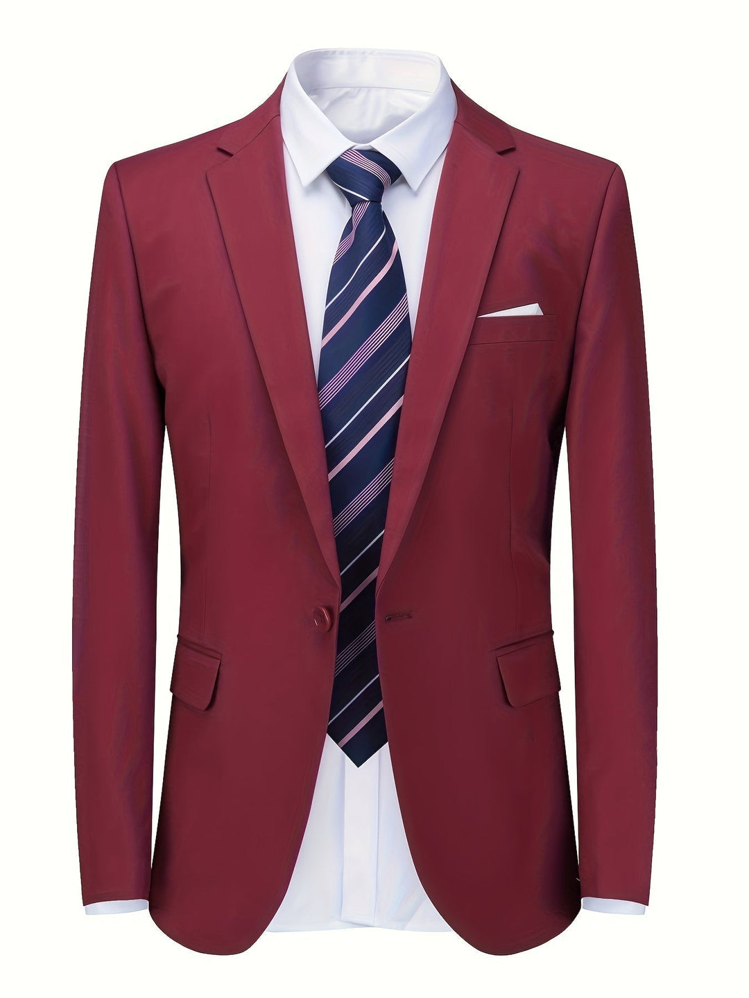 Stijlvolle slimfit herenblazer Floris, perfect voor kantoor en formele gelegenheden. Tijdloos en elegant.