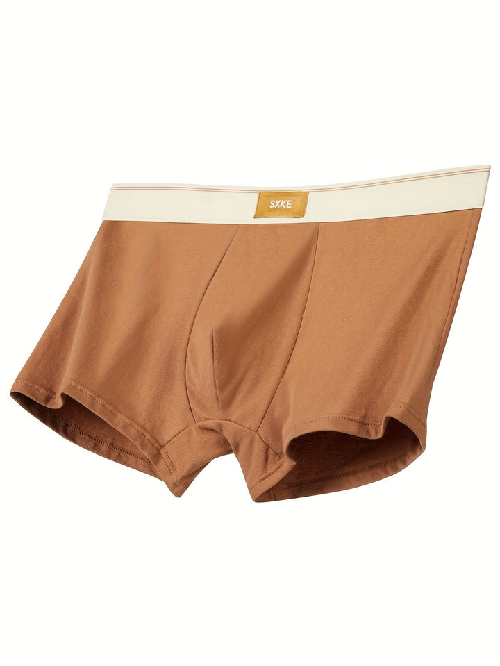 Vier ademende heren boxershorts in één pack, flexibel en comfortabel ondergoed voor de moderne man.
