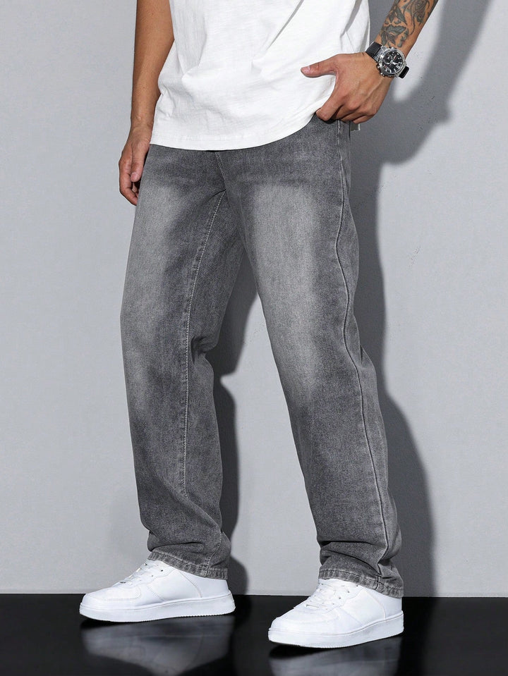 Daan herenjeans met rechte pijpen, ideaal voor dagelijkse kleding met een modieuze twist.