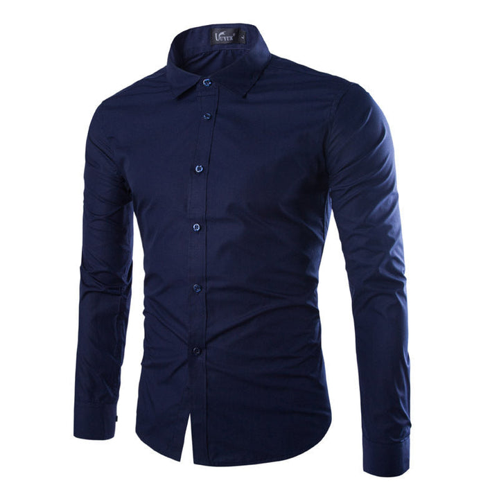 Hoogwaardig slim fit herenoverhemd, perfecte pasvorm en comfort. Een must-have voor heren.