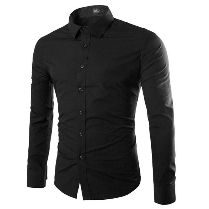 Heren slim fit overhemd, stijlvol en veelzijdig. Perfect voor elke herenmode collectie.