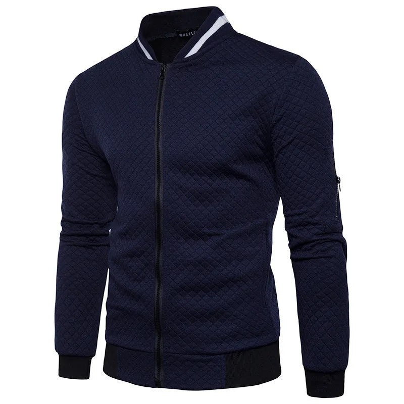 Comfortabel gewatteerd herenvest met ritssluiting, een warm en stijlvol jack voor casual herfst- en winterdagen.